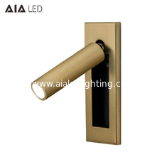 China Cabecera flexible blanca giratoria que lee la lámpara de pared del cabecero de 3W de la luz de la pared para la lámpara de la cama del hotel proveedor