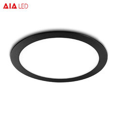 China El negro redondo AC85-265V ahuecó la luz del panel ultrafina de IP20 18W LED proveedor