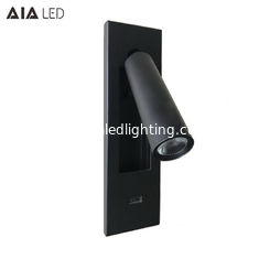 China La lámpara de lectura recargable de la lámpara de pared de la cabecera USB LED 3W integró el proyector rotativo proveedor