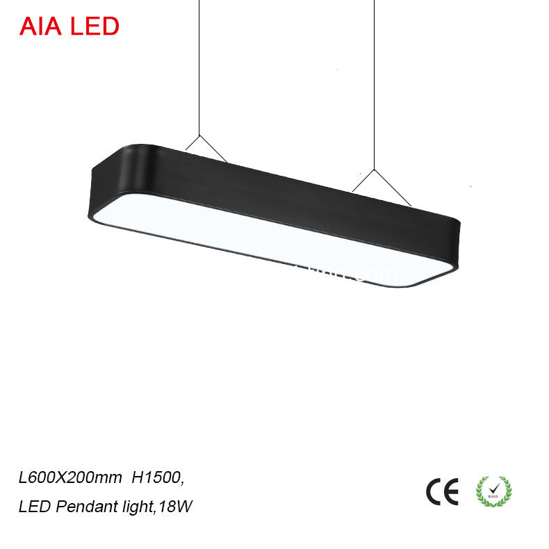 18w La Luz Comercial Negra Moderna 18w De La Oficina Led Llevo La