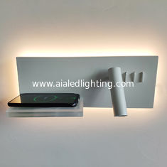 China La luz de la lectura del USB IP20 llevada llevó la lámpara de lectura para la luz de la pared del cabecero de la cama/12 voltios interior llevados leyendo la luz para el hotel proveedor