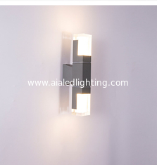 China Lámpara llevada minimalista moderna superficial impermeable nórdica del edificio de la lámpara de pared fuera de la luz de la pared del jardín proveedor
