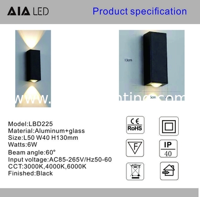 luz de pared exterior de balcón impermeable lámpara de pared exterior simple patio exterior de jardín iluminación de pared proveedor