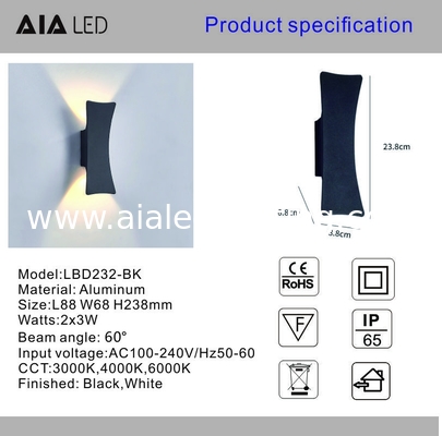 Lámpara de pared exterior corredor impermeable lámpara de pared dormitorio balcón luces de noche minimalistas modernas led luz decorativa proveedor