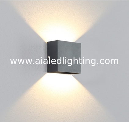 IP65 impermeabilización de la lámpara de pared exterior exterior COB 6W iluminación de pared LED exterior luz de pared LED exterior proveedor