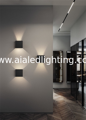 IP65 impermeabilización de la lámpara de pared exterior exterior COB 6W iluminación de pared LED exterior luz de pared LED exterior proveedor