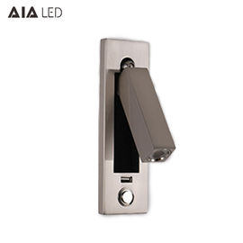 Luz interior de la pared de la cabecera del usb LED de la luz de la pared de la lectura del usb/lámpara de pared interior de la cama para el hotel proveedor