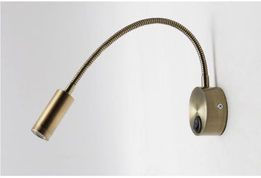 IP40 luz interior ligera de lectura llevada flexible montada en la pared de la pared de la cabecera de la pared USB 3W para el proyecto del chalet proveedor