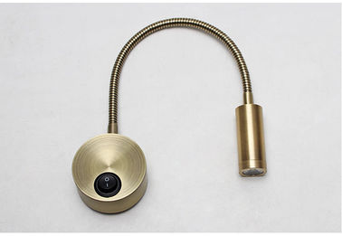 IP40 luz interior ligera de lectura llevada flexible montada en la pared de la pared de la cabecera de la pared USB 3W para el proyecto del chalet proveedor