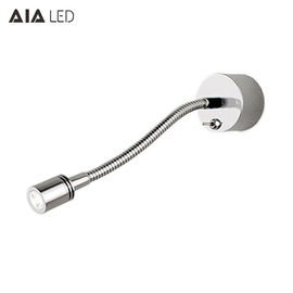 Lámpara de lectura flexible montada en la pared de la pared interior de 3W de la luz de la lectura de la pared IP40 para la decoración del chalet proveedor