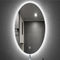 La luz antiniebla inteligente multifuncional por encargo del espejo llevó la luz del espejo de la pared del hotel HD de la lámpara del espejo del cuarto de baño proveedor