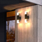 Lámpara llevada minimalista moderna superficial impermeable nórdica del edificio de la lámpara de pared fuera de la luz de la pared del jardín proveedor