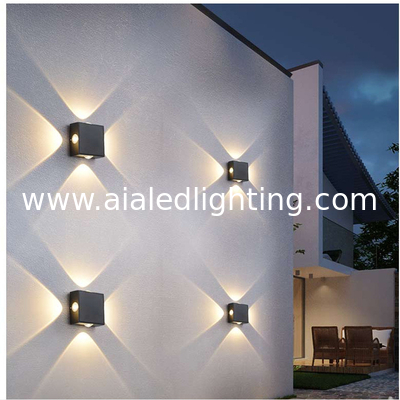 Escaleras pasillo pasillo luz de pared LED moderno balcón cuatro lados lámpara de pared baño KTV iluminación de pared al aire libre