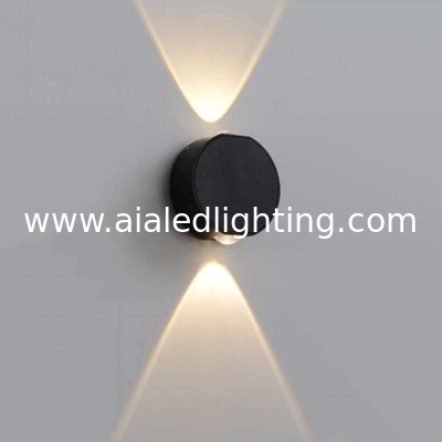 Venta al por mayor simple interior y exterior de hotel pasillo puerta de pasillo patio impermeable LED cuadrado lámpara de pared decorativa