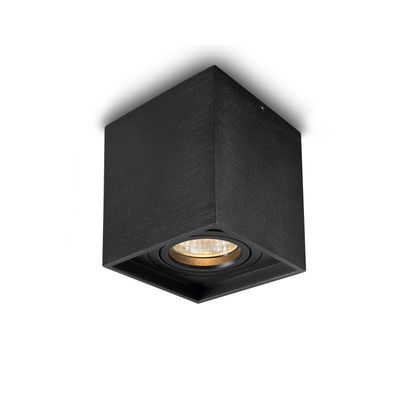 Luz de techo al aire libre montada superficial del downlight&LED de la MAZORCA LED del negro del tenedor GU10 para el hotel